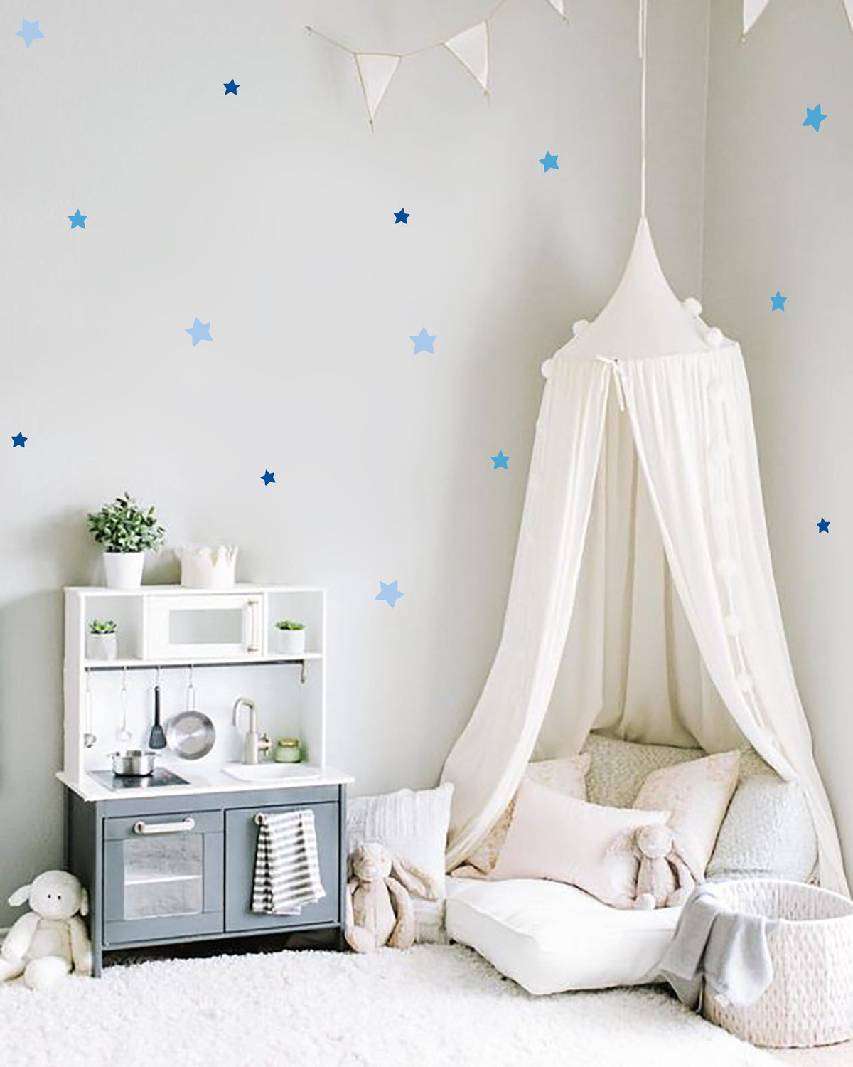 Wandtattoo Satz STERNE in Farbkombination Wall sticker DIY Decoration