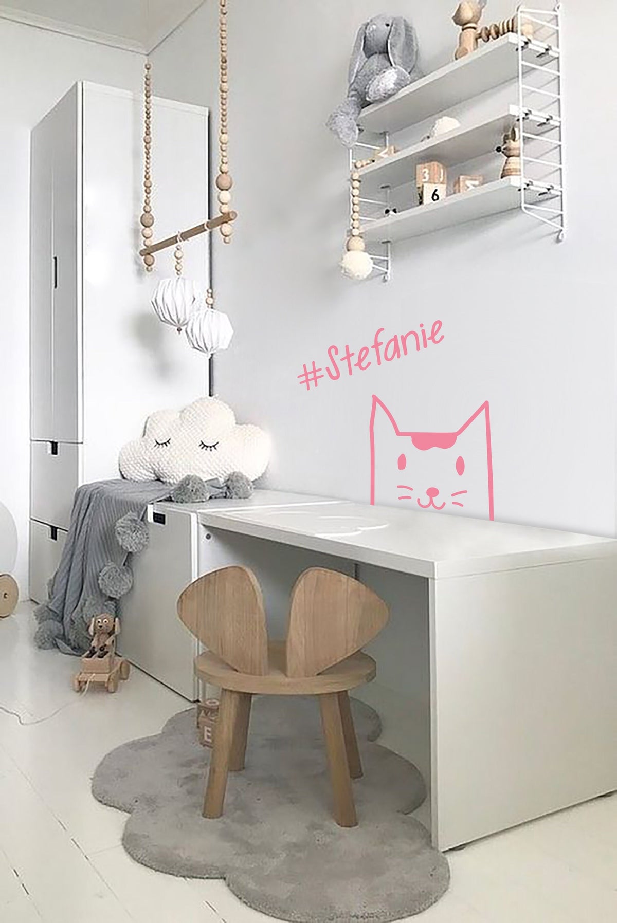 Wandtattoo Wunschname Kinderzimmerdeco Wall sticker Your name here