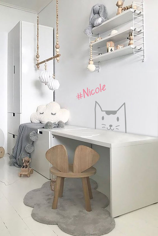 Wandtattoo Wunschname Kinderzimmerdeco Wall sticker Your name here