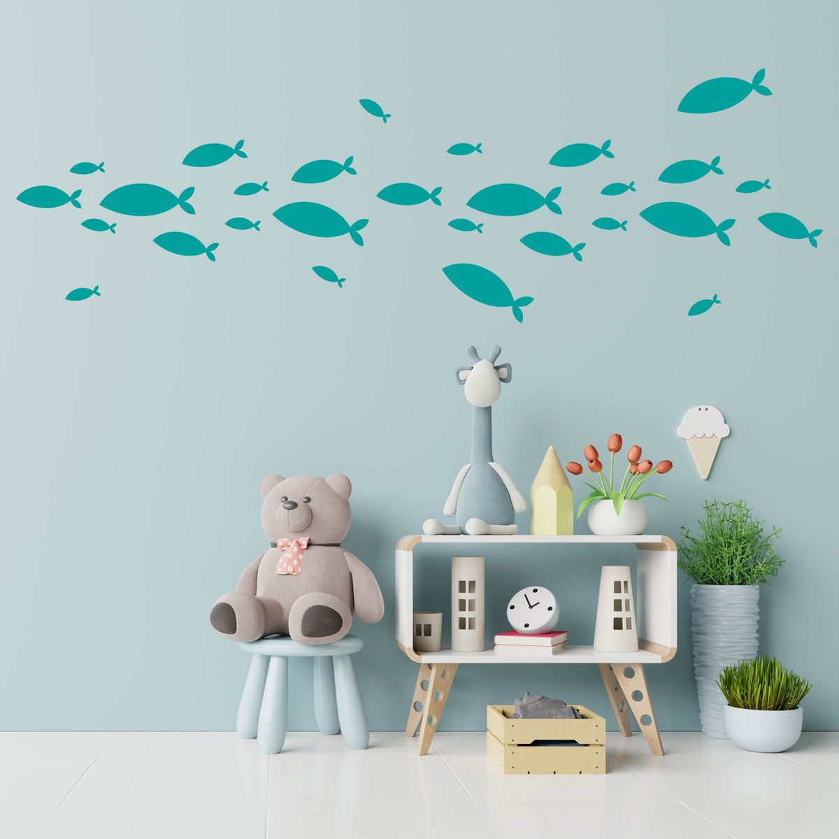 Wandtattoo Kinderzimmer | Fische