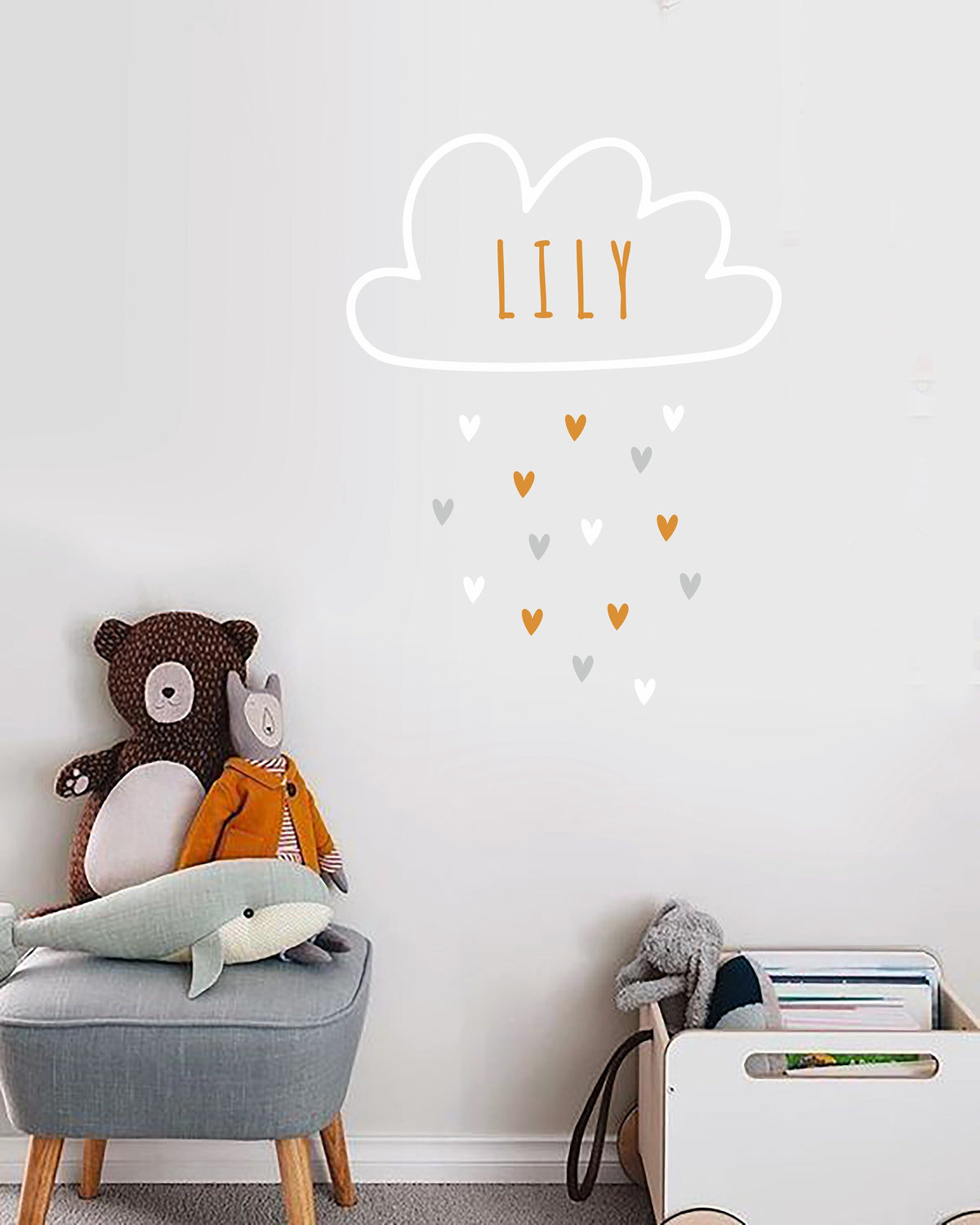 Wandtattoo Namensaufkleber Wall sticker DIY Decoration