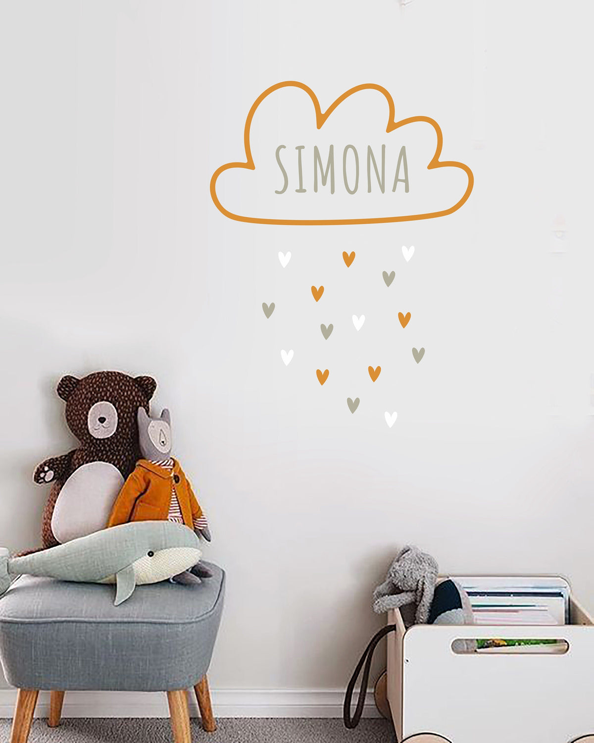 Wandtattoo Namensaufkleber Wall sticker DIY Decoration