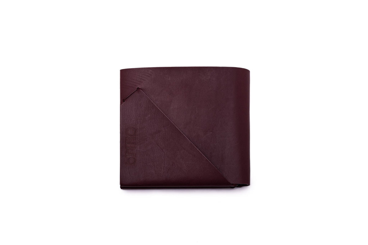 Geldbörse Herren Leder ORIGAMI-Technik Cognac M01
