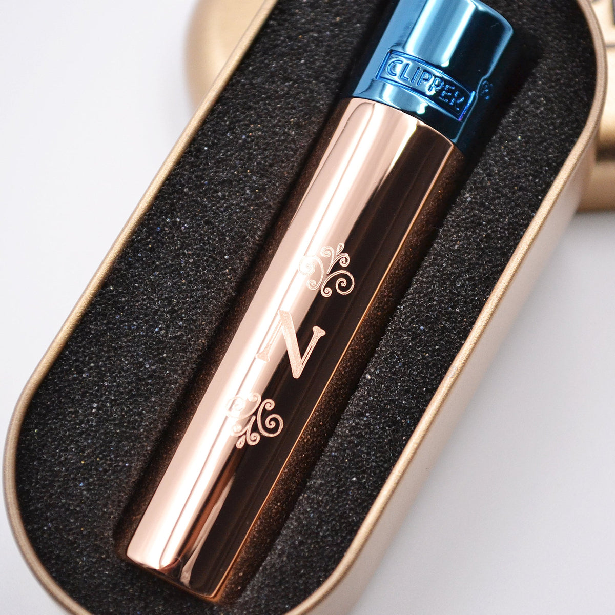 Clipper mit Monogramm graviert Farbauswahl