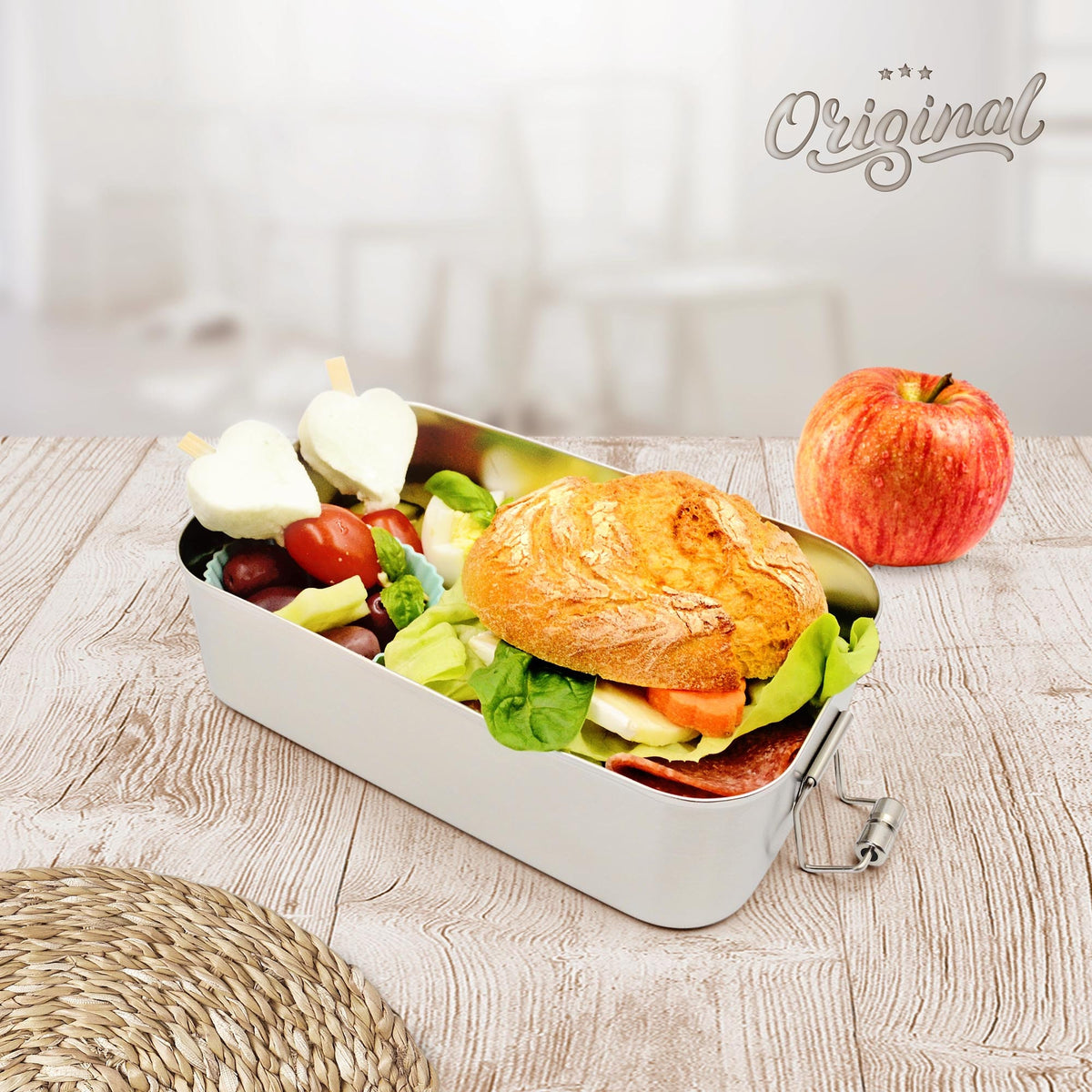 Brotdose personalisiert Lunchbox Brotdose mit Gravur Brotdose Kinder Vesperdose personalisiert Edelstahl Brotdose Einschulung