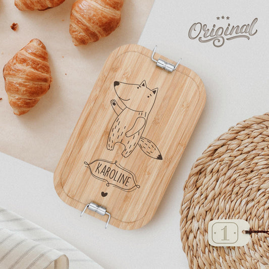 Brotdose mit Gravur Vesperdose personalisiert Brotdose personalisiert Brotdose Kinder Lunchbox Edelstahl Brotdose Einschulung