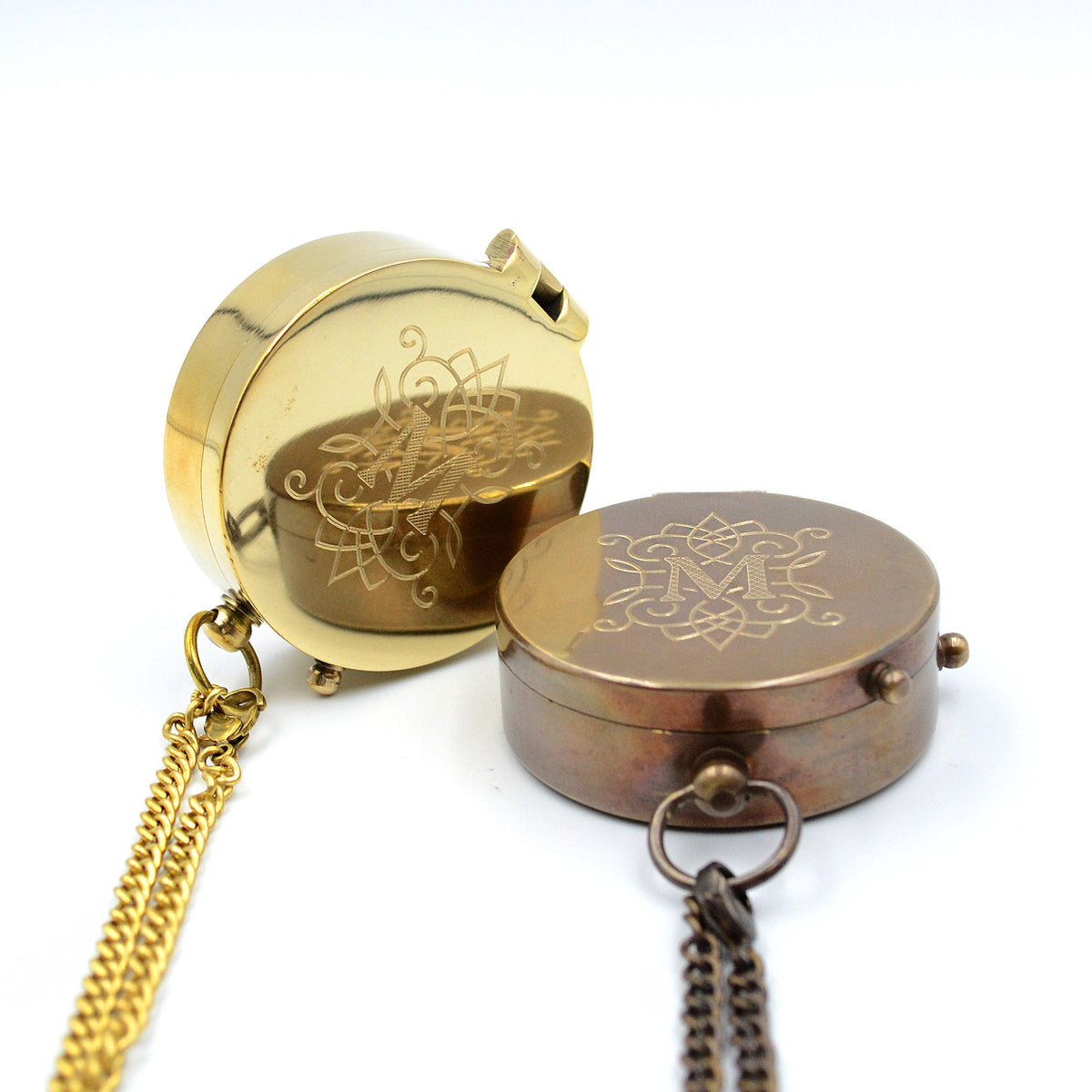 Kompass mit Gravur inkl. Lederetui personalisiertes Geschenk Monogramm für den Trauzeuge