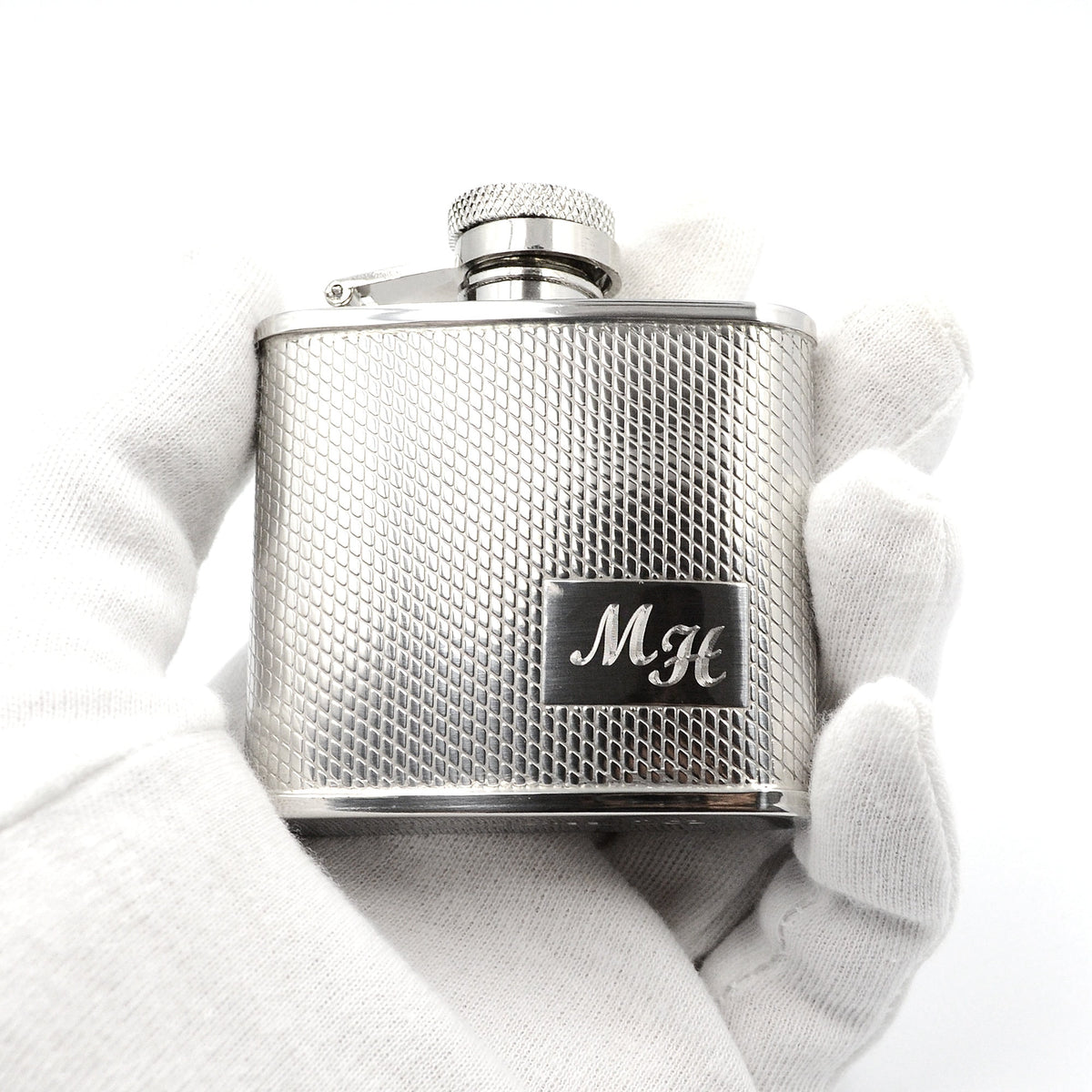 Flachmann mit Gravur der Initialien Geschenk personalisiert Geschenkidee Trauzeuge Flachmann Monogramm bester Papa Flachmann Initiale