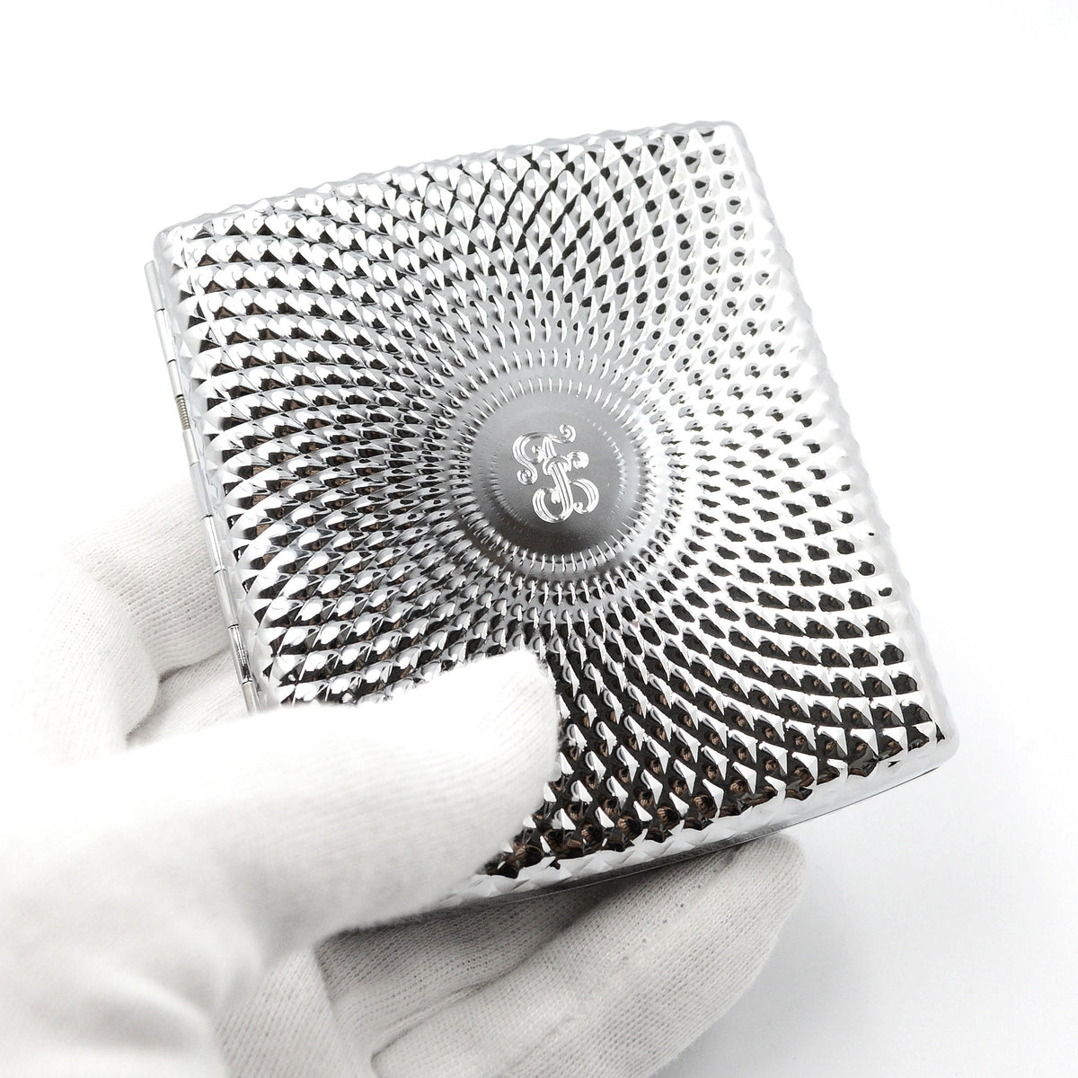 Zigarettenetui mit Gravur Monogramm Zigarettenbox personalisiert Zigarettenschachel mit Initialen Wunschgravur