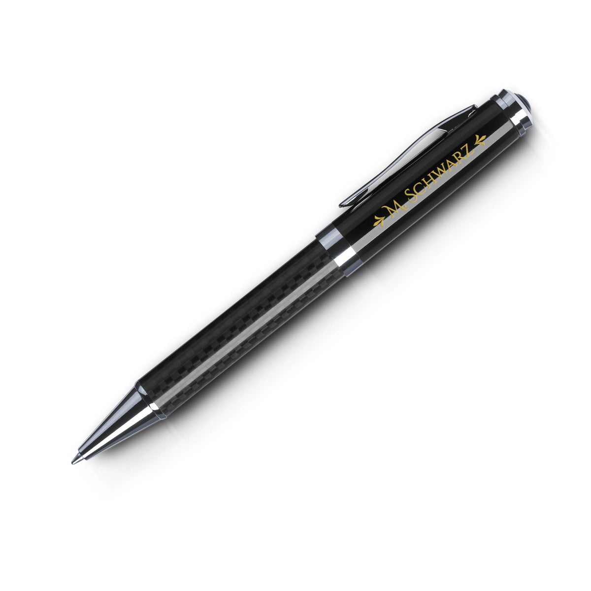 Kugelschreiber mit Lasergravur Kuli Carbonoptik Wunschgravur Geschenk Arzt Geschenkidee Abitur Stift mit Monogramm