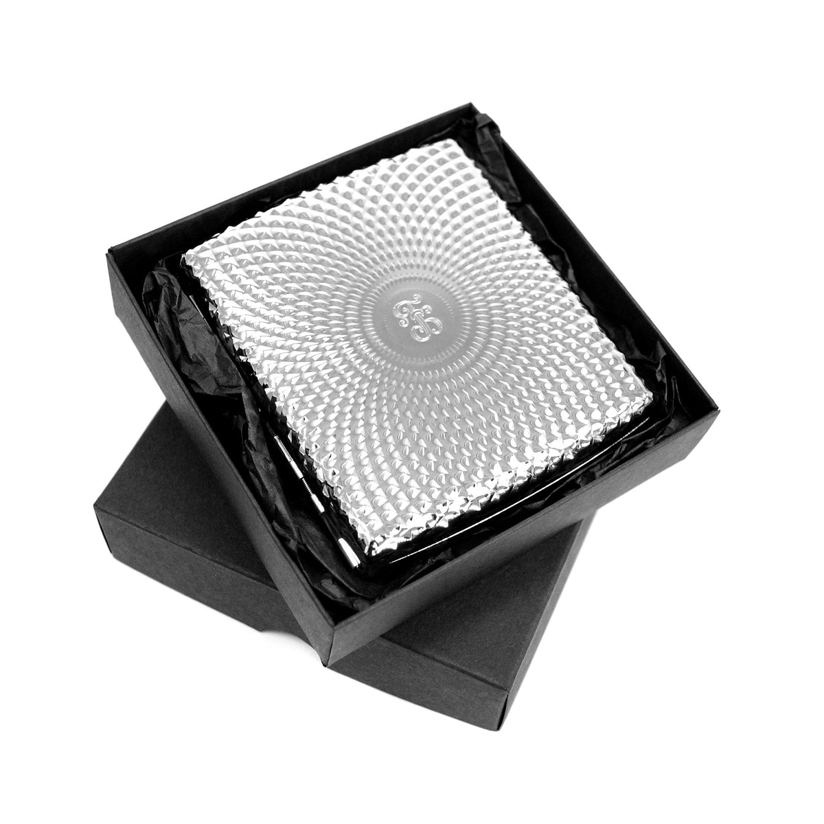 Zigarettenetui mit Gravur Monogramm Zigarettenbox personalisiert Zigarettenschachel mit Initialen Wunschgravur