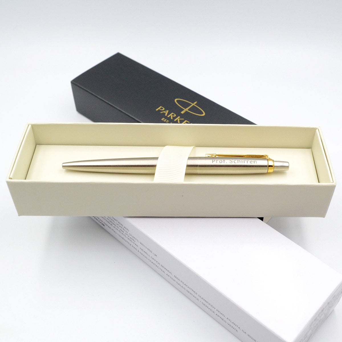 Parker mit Gravur inkl. Geschenkbox Kugelschreiber personalisiert Geschenk mit Wunschgravur Geschenkidee Rechtsanwalt Stift graviert