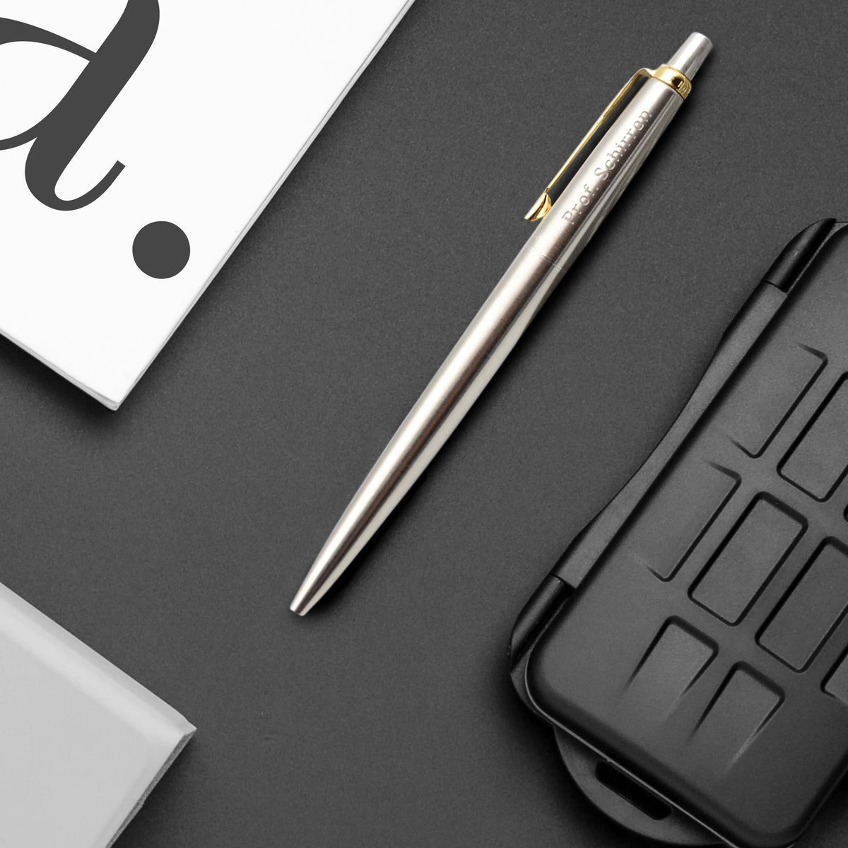 Parker mit Gravur inkl. Geschenkbox Kugelschreiber personalisiert Geschenk mit Wunschgravur Geschenkidee Rechtsanwalt Stift graviert