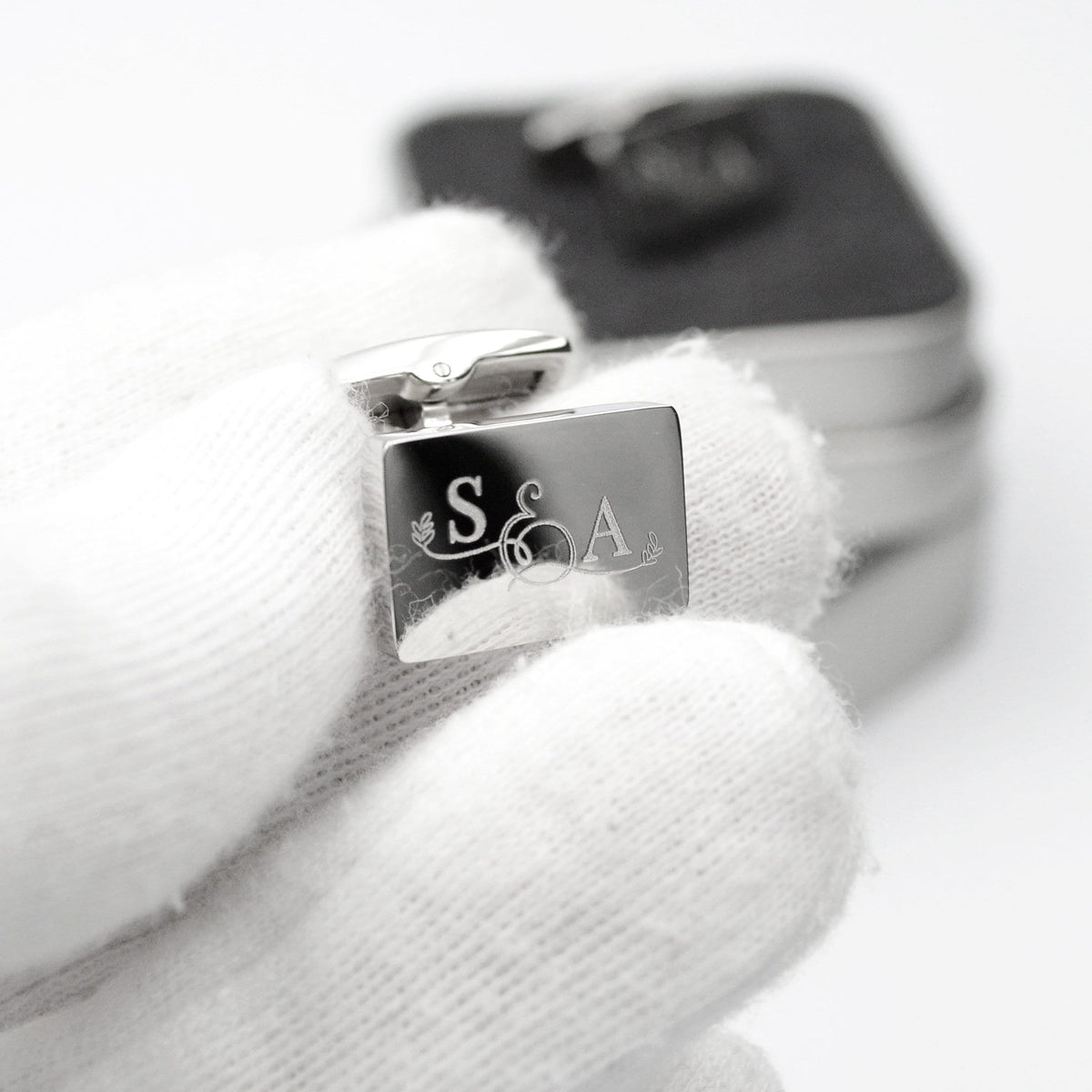 Manschettenknöpfe mit Gravur Manschettenknöpfe personalisiert Geschenkidee Bräutigam Geschenk Trauzeuge Wunschgravur Initiale