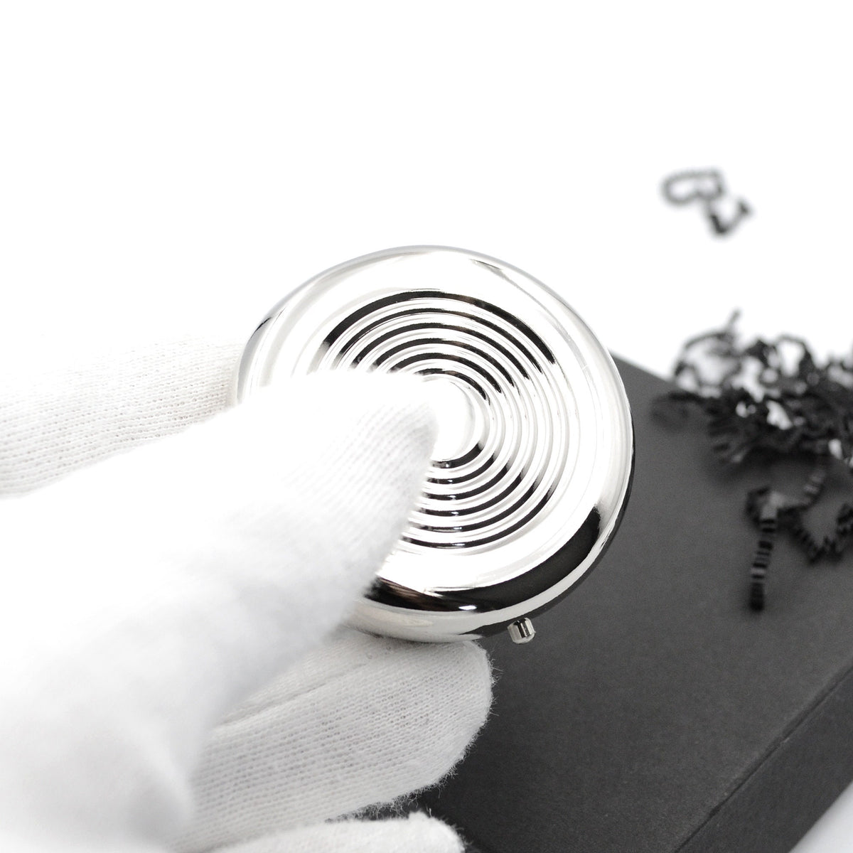 Taschenascher mit Gravur Таschenaschenbecher personalisiert Ascher Metall poliert