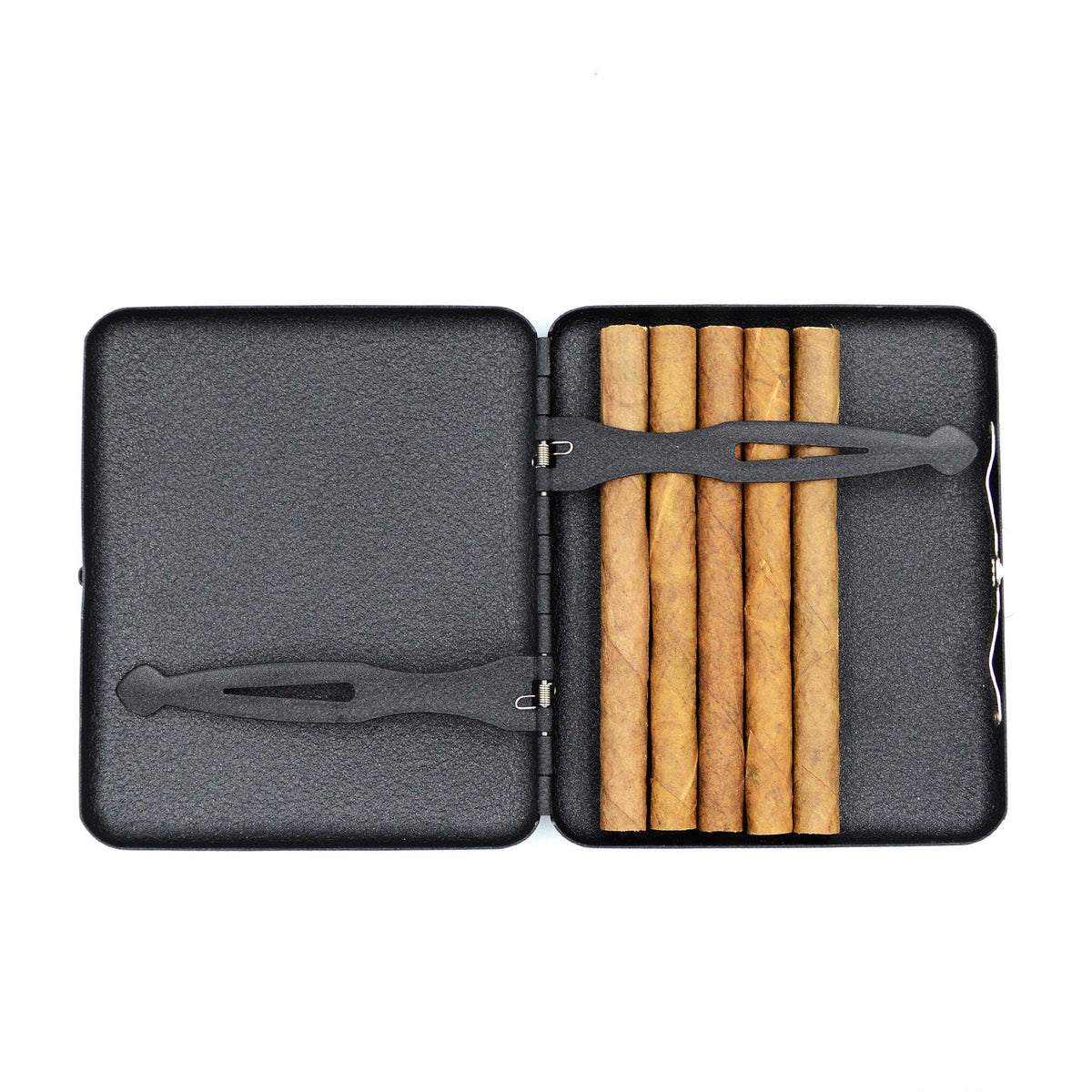Zigarettenetui mit Gravur in Geschenkbox schwarz Zigarettenbox personalisiert in Geschenkbox Geschenkidee Geburtstag Taufpate bester Papa