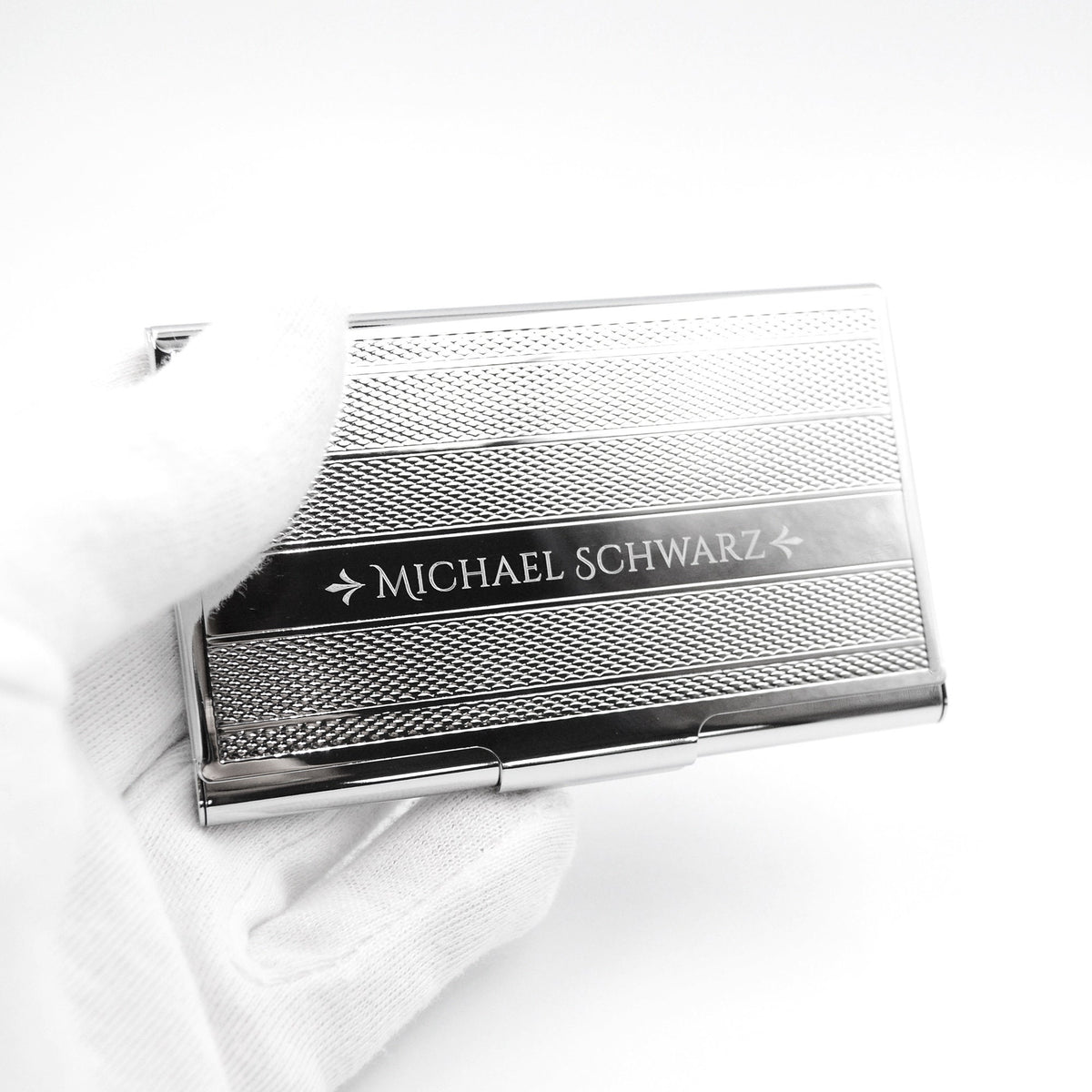 Visitenkartenetui mit individueller Gravur Visitenkartenbox personalisiert Geschenk Makler Geschenkidee Business