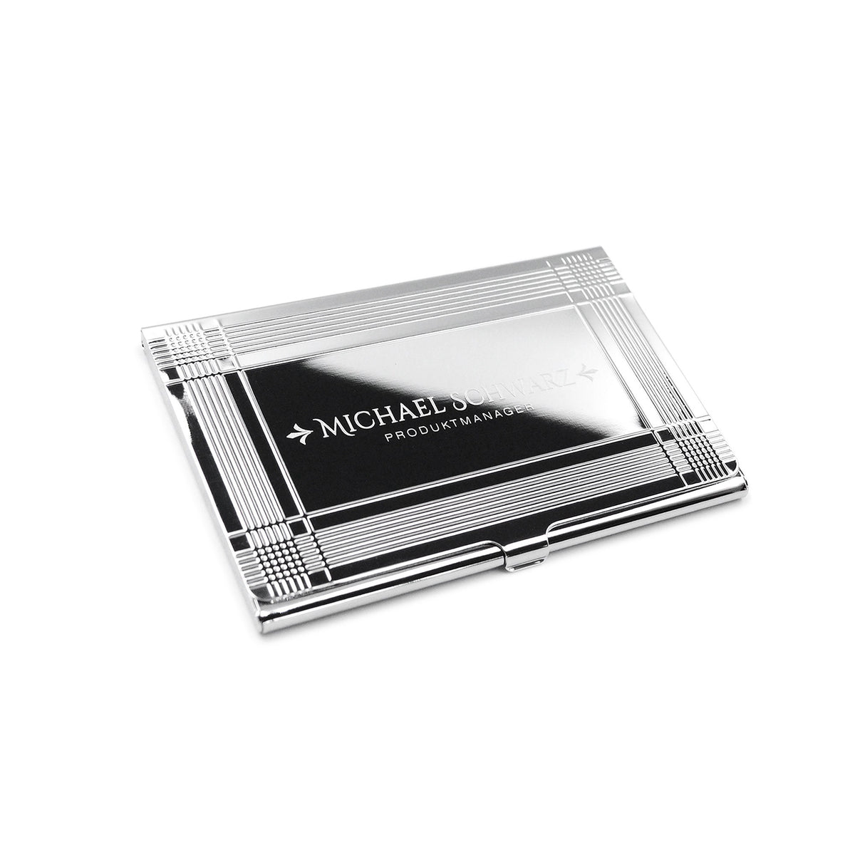 Visitenkartenetui Gravur Visitenkartenbox personalisiert Geschenk Makler Geschenkidee Business Visitenkartenetui Wunschgravur Namensgravur