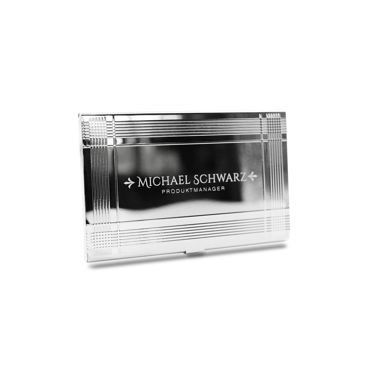 Visitenkartenetui Gravur Visitenkartenbox personalisiert Geschenk Makler Geschenkidee Business Visitenkartenetui Wunschgravur Namensgravur