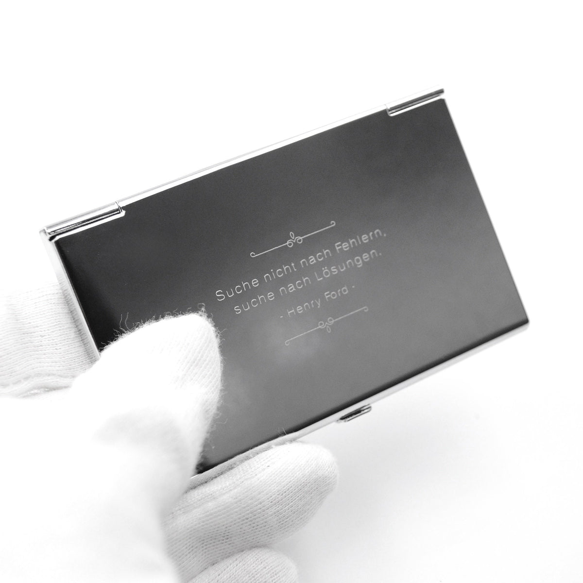 Visitenkartenetui Gravur Visitenkartenbox personalisiert Geschenk Makler Geschenkidee Business Visitenkartenetui Wunschgravur Namensgravur