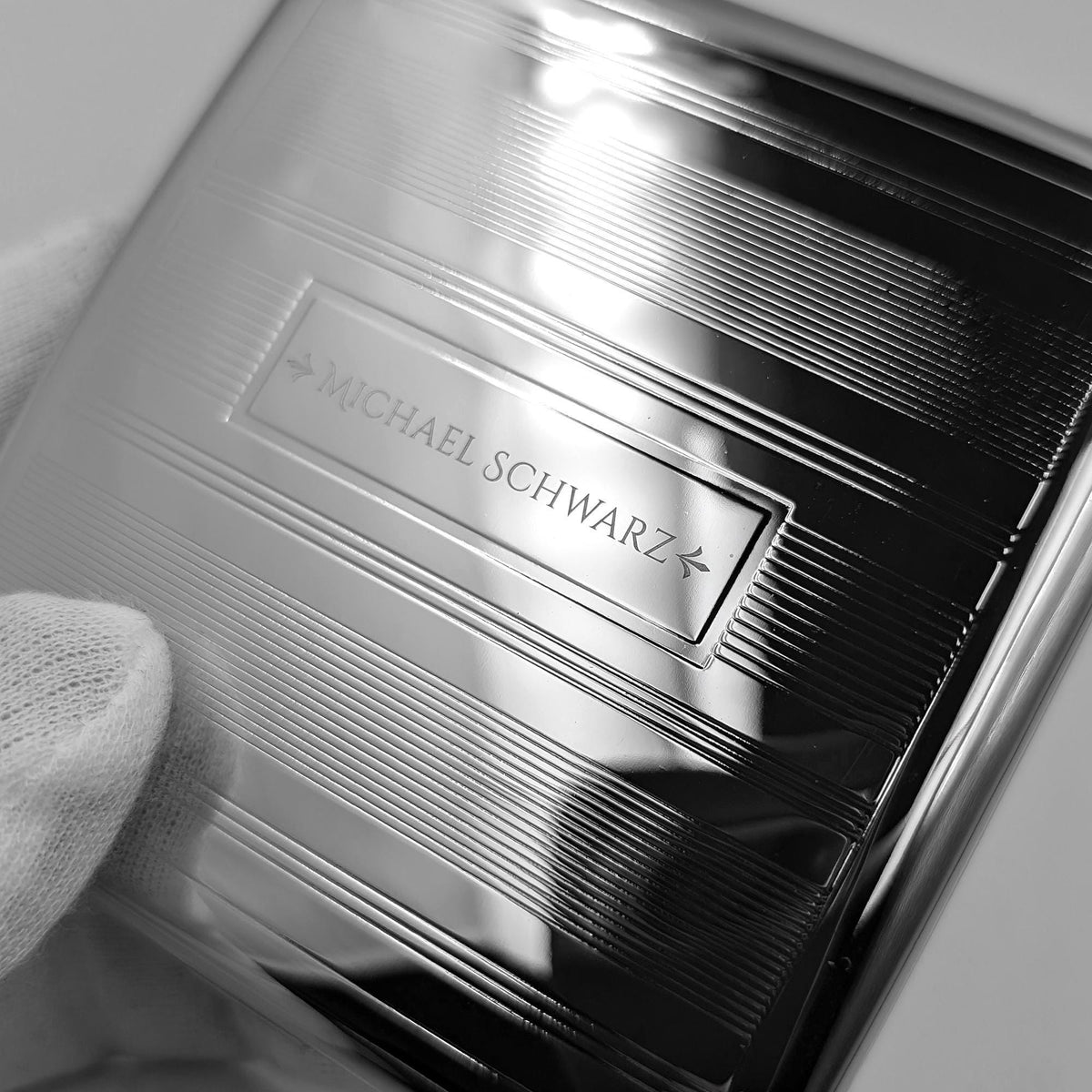 Zigarettenetui mit Gravur Zigarettenbox personalisiert Motiv Streifen