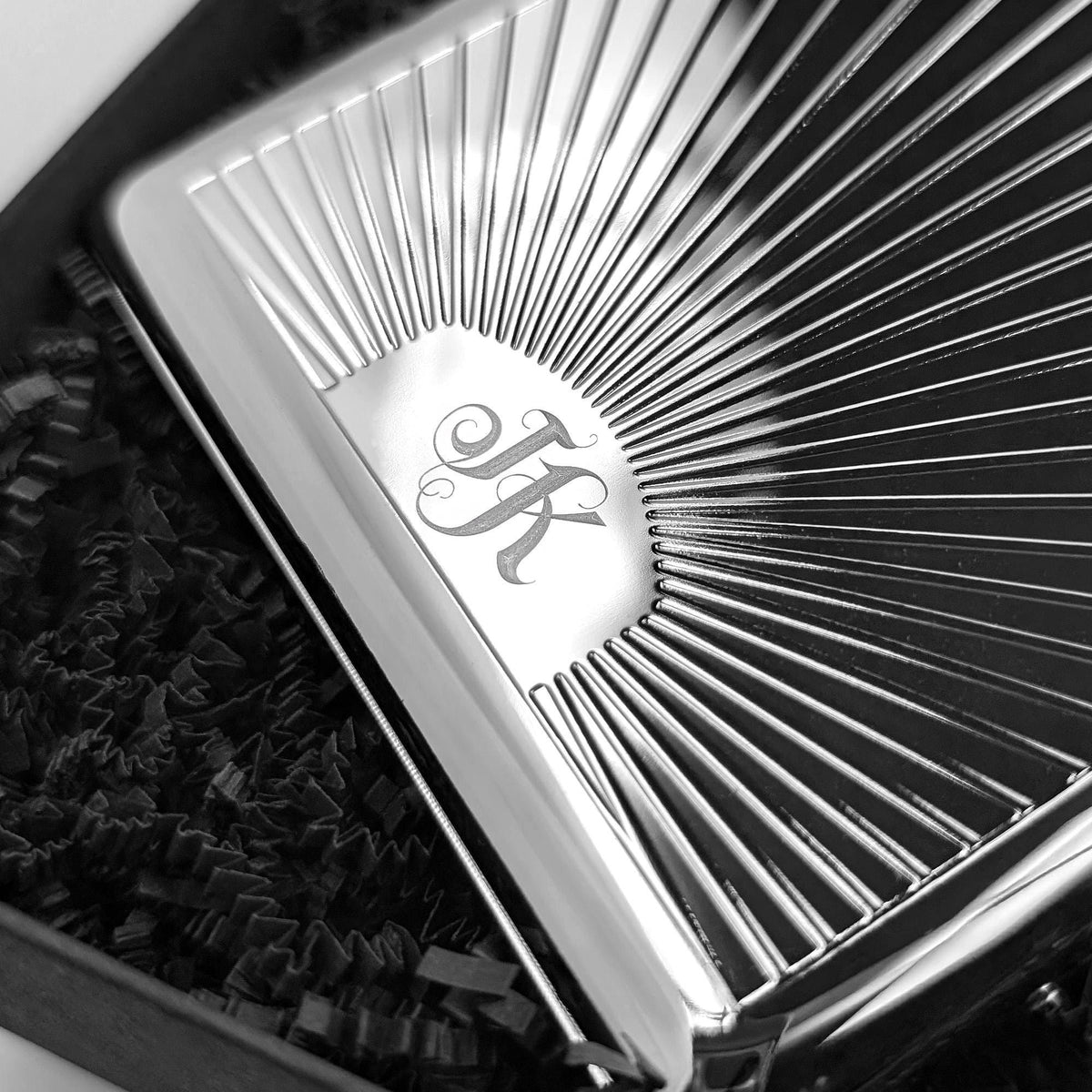 Zigarettenetui mit Gravur Zigarettenbox personalisiert Motiv Sonne