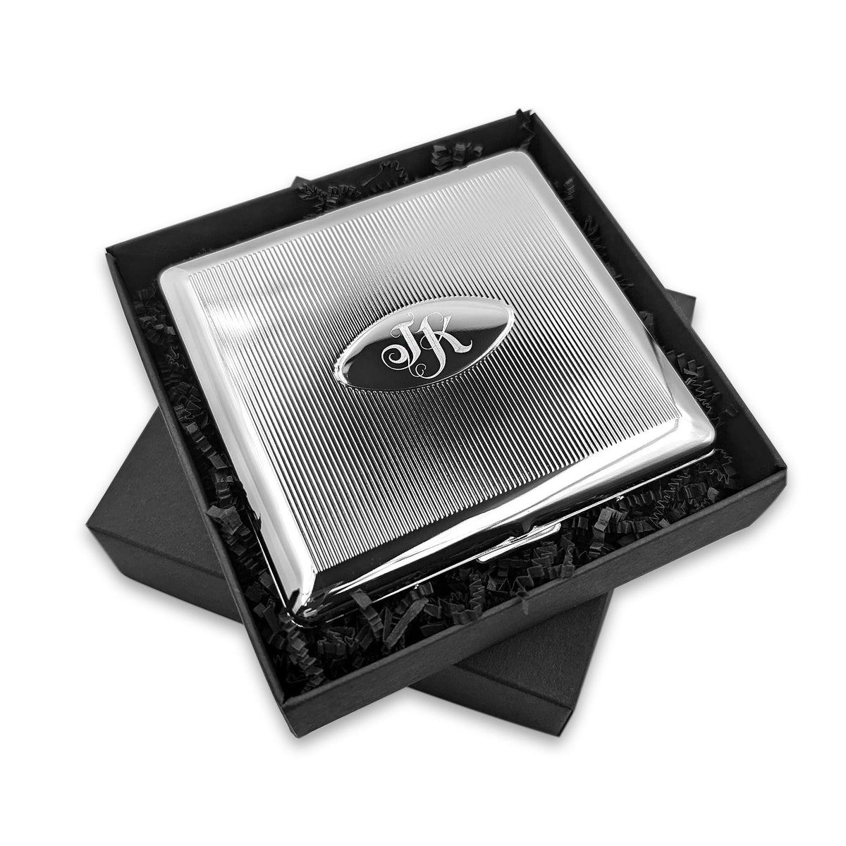 Zigarettenetui mit Gravur Zigarettenbox personalisiert Motiv Ellipse