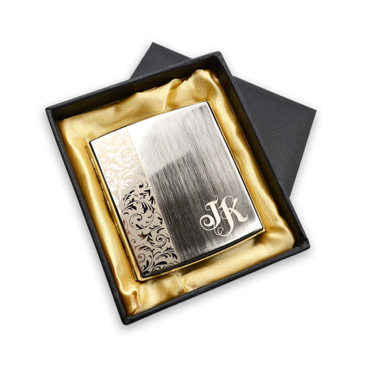 Zigarettenetui mit Gravur in Geschenkbox Zigarettenbox personalisiert