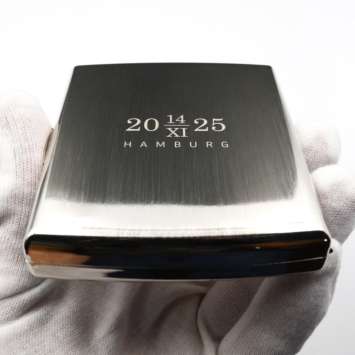 Zigarettenetui mit Gravur in Geschenkbox Zigarettenbox personalisiert
