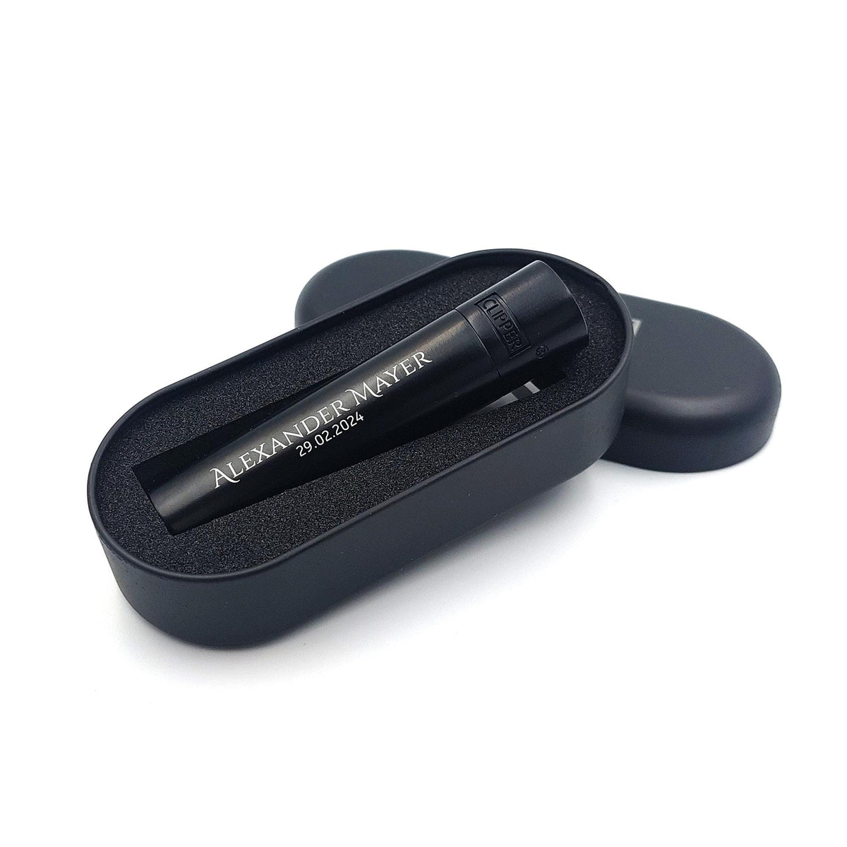 Clipper mit Gravur Green Gradient