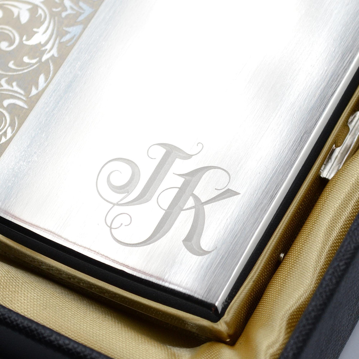 Zigarettenetui mit Gravur in Geschenkbox Zigarettenbox personalisiert