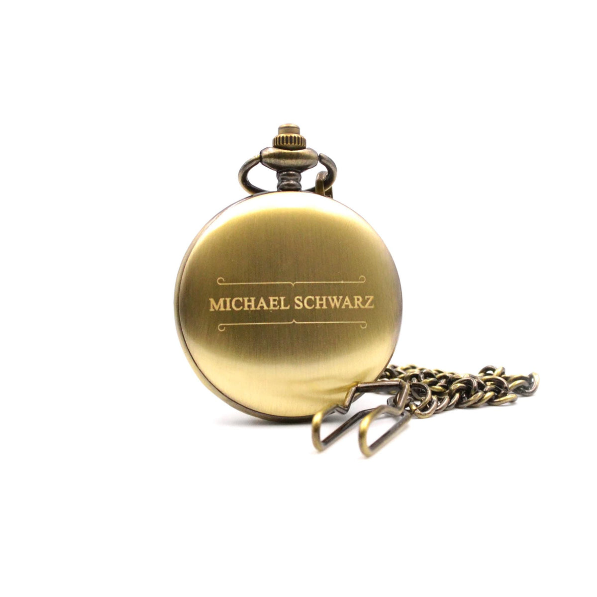 Taschenuhr mit Gravur Uhr mit Initialen Geschenkzur Taufe Komunion Hochzeit Geschenk Trauzeuge Brautjungfer