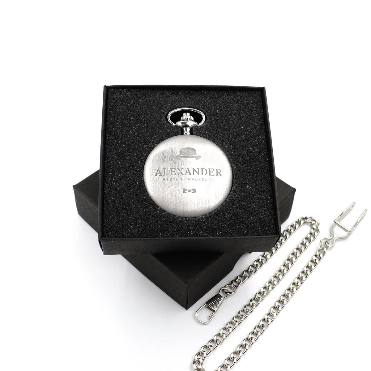 Taschenuhr mit Gravur Uhr mit Wunschgravur Geschenk Bräutigam Taschenuhr zur Kommunion Geschenkidee Gebutrstag Uhr Hochzeit Trauzeuge