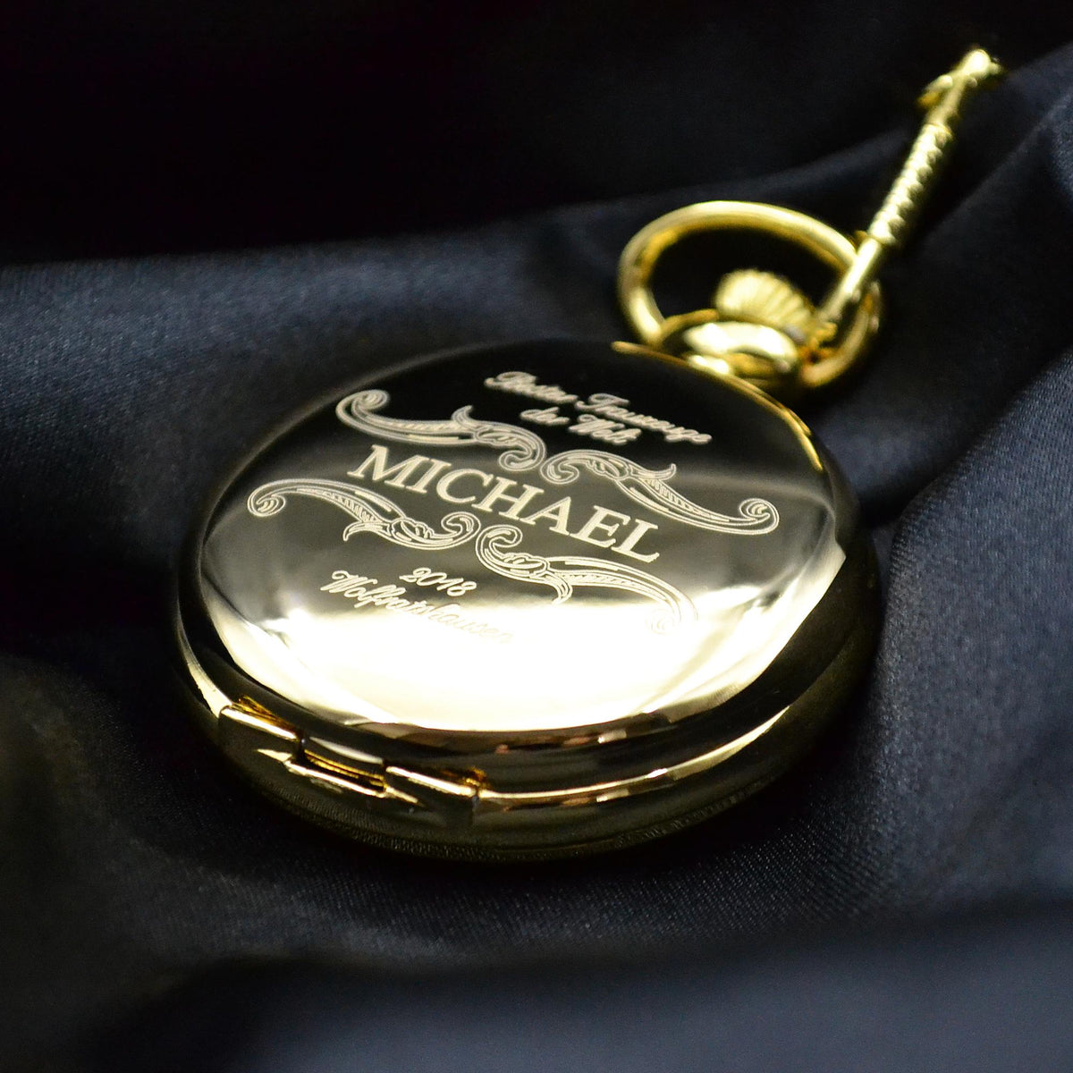Taschenuhr mit Gravur Taschenuhr Trauzeuge Geschenk zur Verlobung Papa der Braut Geschenkidee Taufe Kommunion Geburtstag Vatertag