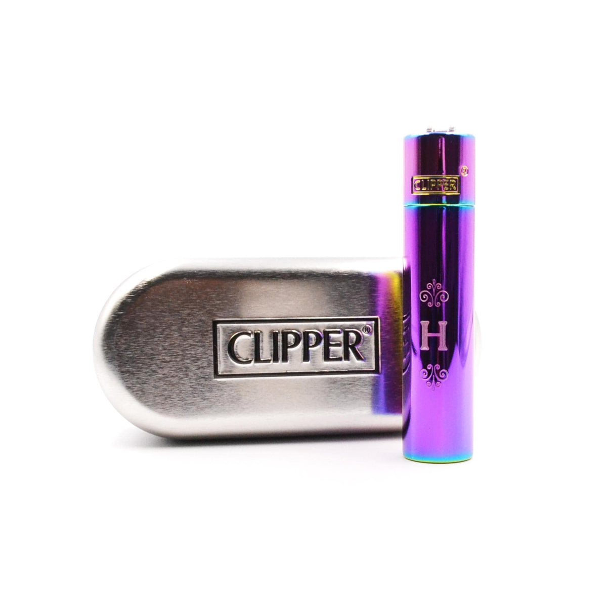 Clipper mit Monogramm Gravur Farbauswahl Feuerzeug personalisiert
